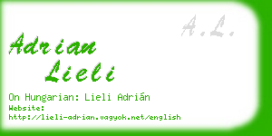 adrian lieli business card